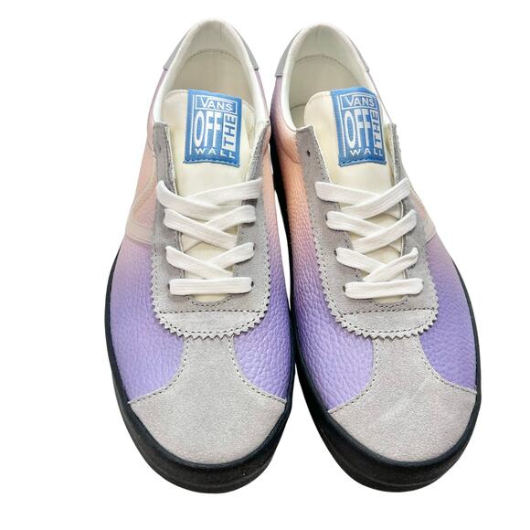 Vans Sport Low Classic Sneaker Shoes Men 9 Women 10.5 Purple Gray White New - Picture 2 of 8